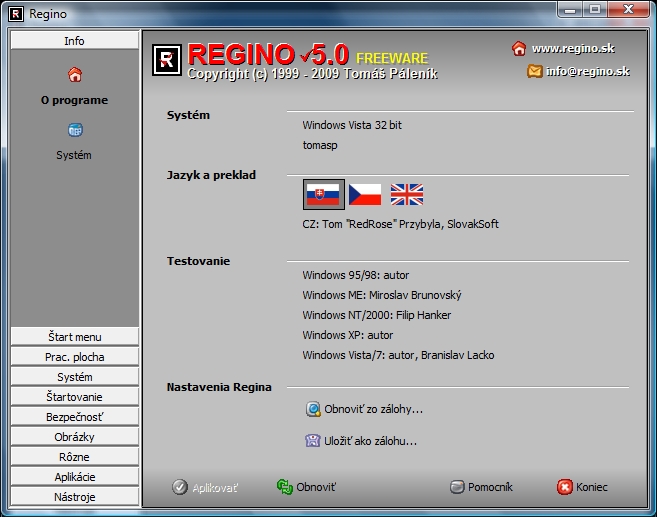 Regino — ukážka